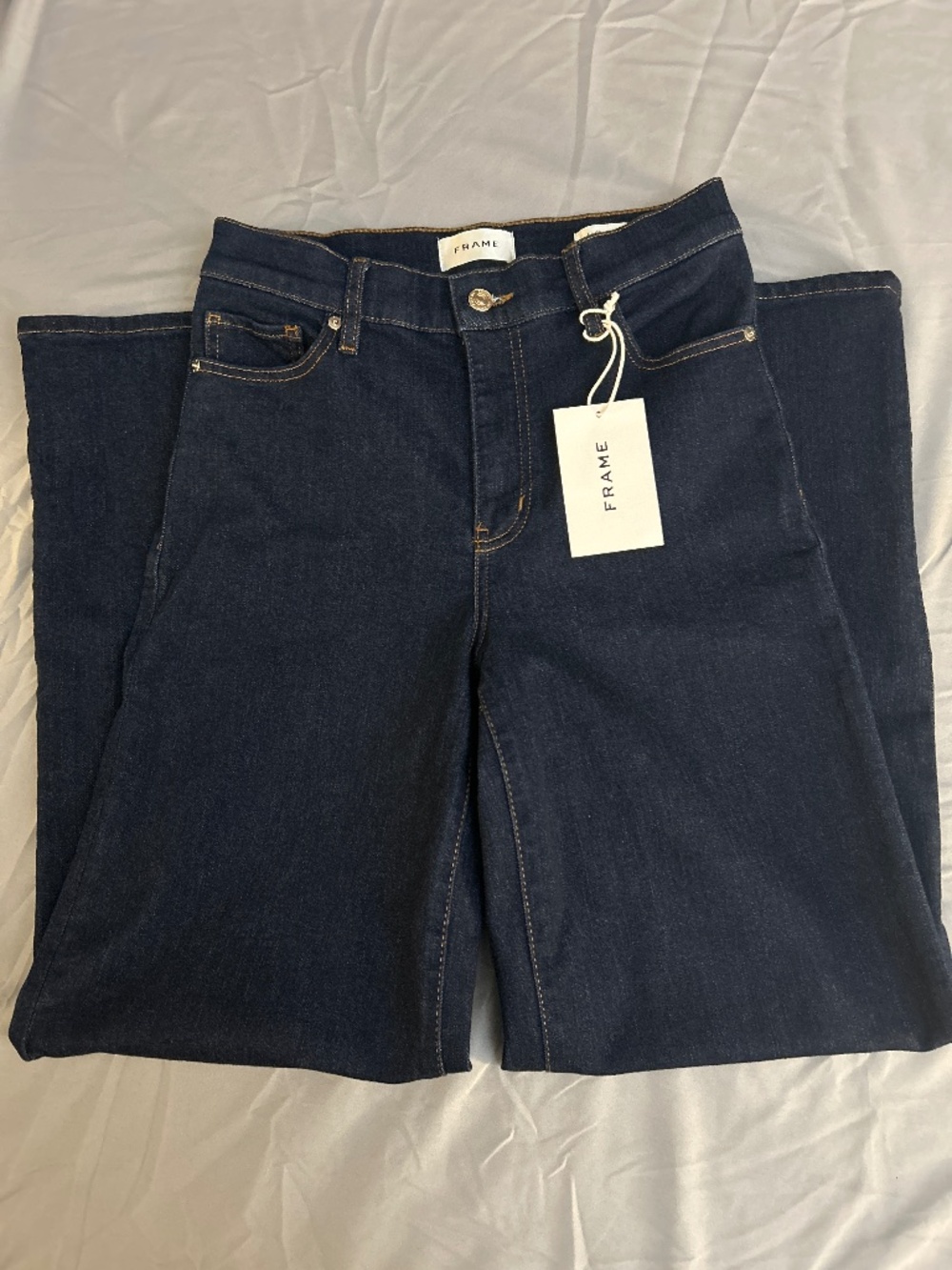 Frame Denim Le Slim Palazzo Jeans Rinse Wash